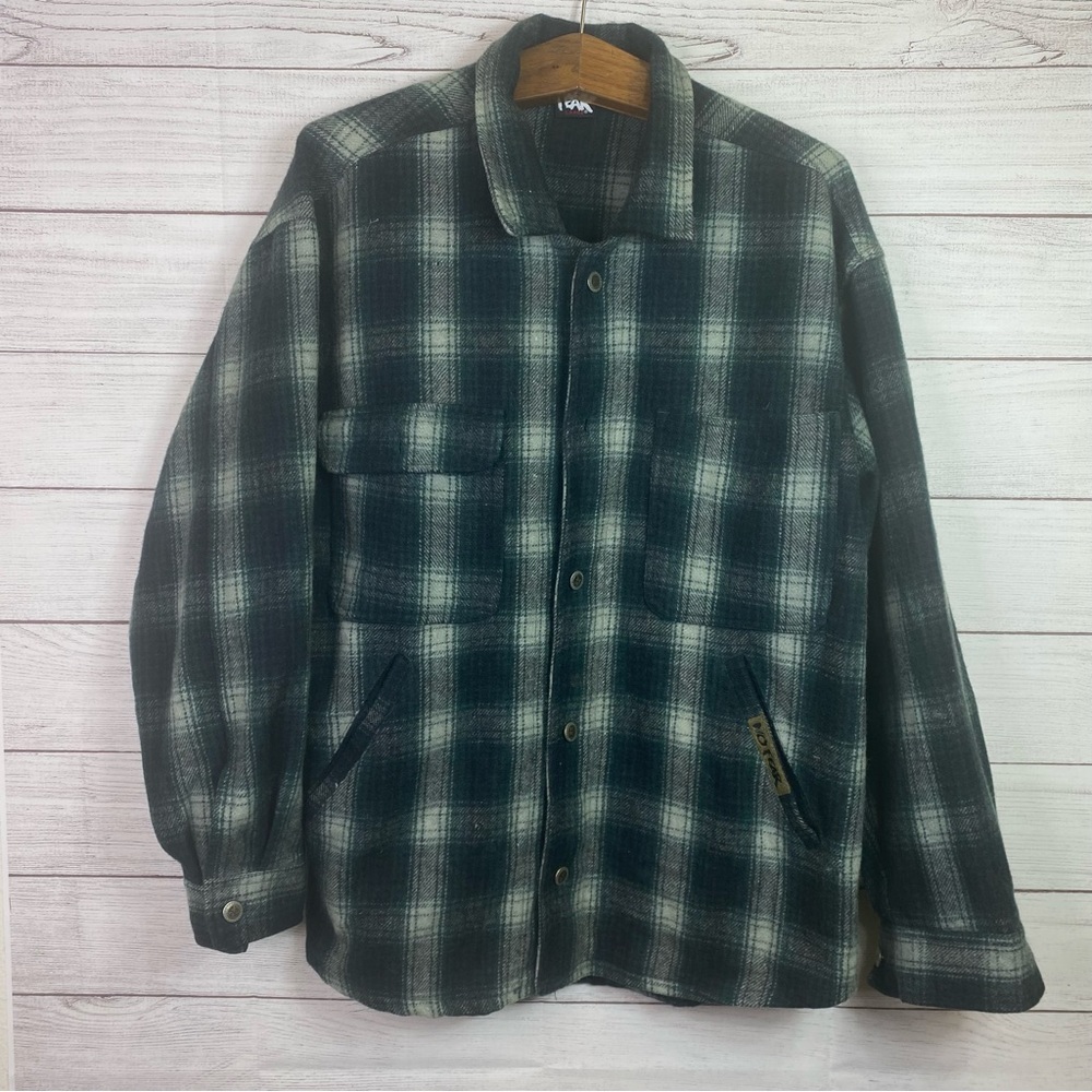 Men’s No Fear Button Up Flannel Size L/G